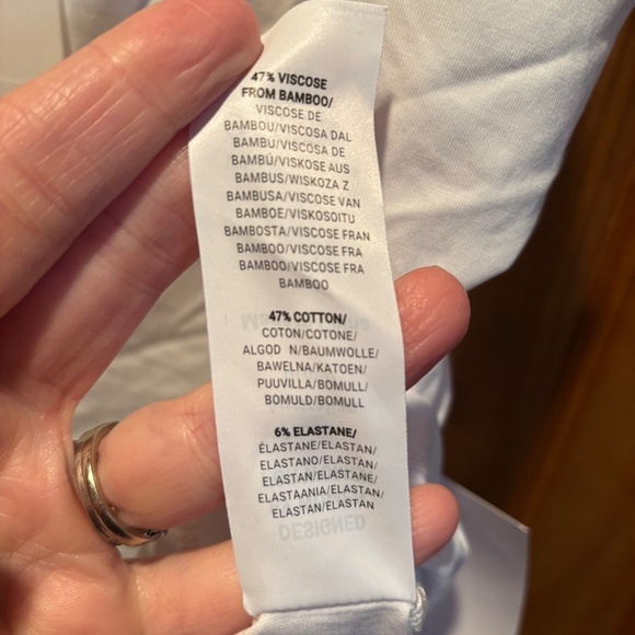 Angel Maternity Lola Basic Bamboo Singlet in White XL NWT - Picture 6 of 6